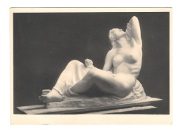 Nude Sculpture Hoheres Verlangen Edmund Moiret Kuhne Wien 4X6 Art Postcard - Sculture