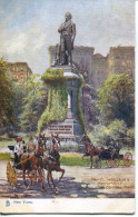 TUCKS OILETTE  - 7245 - NEW YORK, CENTRAL PARK, DANIEL WEBSTER'S MONUMENT By CHARLES FLOWER - Central Park