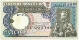 Angola - 1000 Escudos - 10.6.1973 - Pick: 108 - Serie AR - Luiz De Camões - PORTUGAL - 1.000 - Angola