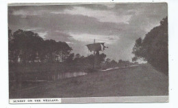 Worcestershire  Postcard Sunset On The Welland Unused Privately Made - Other & Unclassified