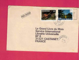 Lettre De 1988 Pour La France - YT N° 132 Et 277 - Crustacés - Lettres & Documents