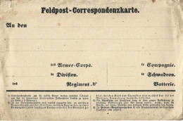 D - Allemagne : Feldpost-Corresponddenzkarte. - Altri & Non Classificati