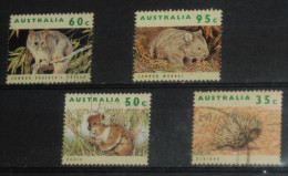 AUSTRALIA 1992, Endangered Animals, Fauna, Mi #1314-7, Used - Roedores