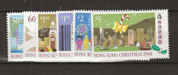 1990 MNH Hongkong Mi  599-604 Postfris** - Ungebraucht