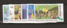 1990 MNH Hongkong Mi  599-604 Postfris** - Nuevos