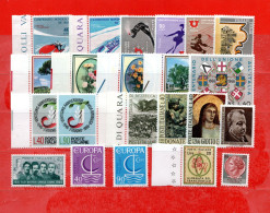 ITALIA**- 1966 - Annata Completa. 22 Valori.  MNH** - Années Complètes