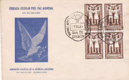 Argentina - 1947 - FDC - Pro World Peace Crusade - Argentine Philatelic Association -  Caja 30 - FDC