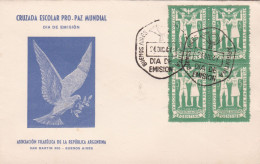 Argentina - 1947 - FDC - Pro World Peace Crusade - Argentine Philatelic Association -  Caja 30 - FDC