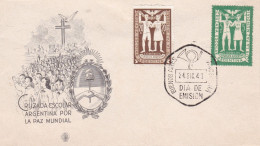 Argentina - 1947 - FDC - Pro World Peace Crusade -  Caja 30 - FDC