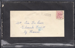 Brief Van Bruxelles-Brussel VXV Naar Hamme Met Langstempel CLABECQ - Linear Postmarks