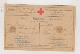 RUSSIA, 1917  POW Postal Stationery To  Austria Czech Republic - Lettres & Documents