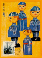 Åland - Exhibition Card Åbo Aboex 2004 - My Åland Stamp MiNo 233 - Scouting - Aland