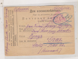 RUSSIA, 1917  POW Postal Stationery To  AUSTRIA - Lettres & Documents