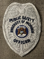 écusson Police Université Du Michigan USA - Ecussons Tissu