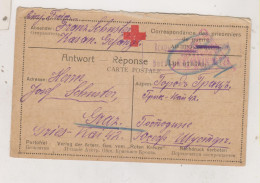 RUSSIA, 1917  POW Postal Stationery To  AUSTRIA - Brieven En Documenten
