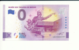 Billet Touristique  0 Euro  - MUSEE DES TROUPES DE MARINE - 2022-1 -  UEVU -  N° 591 - Sonstige & Ohne Zuordnung