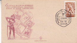 Argentina - 1948 - FDC - American Day Of The Indian. -  Caja 30 - FDC