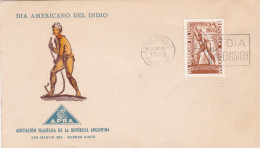 Argentina - 1948 - FDC - American Day Of The Indian. -  Caja 30 - FDC