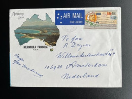 AUSTRALIA 1984 AIR MAIL LETTER MERIMBULA TO AMSTERDAM AUSTRALIE - Covers & Documents