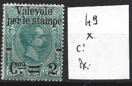 ITALIE 49 * Côte 5 € - Mint/hinged