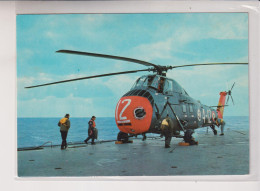 ELICOTTERI ELICOTTERO HELICOPTER  A/S  SH 34 SU PIATTAFORMA INCROCIATORE LANCIAMISSILI - Helicopters