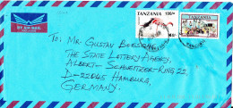 Tanzania Air Mail Cover Sent To Germany 21-9-1999 FLAMINGO Stamp - Tanzanie (1964-...)