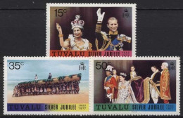 Tuvalu 1977 25 Jahre Regentschaft Königin Elisabeth II. 43/45 Postfrisch - Tuvalu