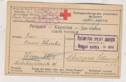 RUSSIA, 1917  POW Postal Stationery To  AUSTRIA - Cartas & Documentos