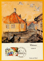 Åland 1998 - Exhibition Card Odense Nordia 98 - Apple Stamp Mi 134 - H.C. Andersen's Childhood Home, Denmark - Aland