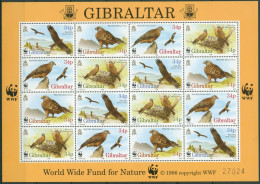 Gibraltar 1996 WWF: Vögel Rotmilan 774/77 K Postfrisch (C30960) - Gibraltar