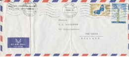 Lebanon Air Mail Cover Sent To Holland Beyrout 14-6-1965 Topic Stamps Folded Cover - Lebanon