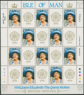 Isle Of Man 1990 Königin Elisabeth Kleinbogen 437 K Postfrisch (SG90684) - Man (Ile De)
