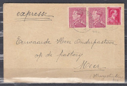 Expres Brief Van Hoogstraten A Naar Meer - 1936-1951 Poortman