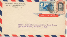 Iran Air Mail Cover Sent To Denmark - Iran