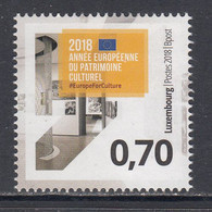 2018 Luxembourg Europe For Culture Art Complete Set Of 1 MNH @ Below Face Value - Nuovi