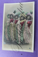 Fantasie Carte Photo Lot X 4 Cpa Edit Nadan Dans Danseuses Genre Cancan - Baile