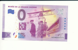 Billet Touristique  0 Euro  - MUSEE DE LA GRANDE GUERRE - 2022-1 -  UEXN -  N° 375 - Other & Unclassified