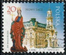 Pologne 2017 Yv. N°4563 - Nowy Sacz, Statue Sainte Marguerite - Oblitéré - Oblitérés