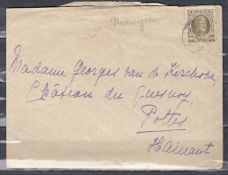 Brief Van Nossegem (sterstempel) Naar Pottes - Postmarks With Stars