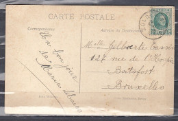Postkaart Van Zolder (sterstempel) Naar Boitsfort - Postmarks With Stars