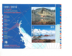ARGENTINA 2016 ANTARCTIC TREATY NATURAL RESERVE ENVIRONMENT CARE SOUVENIR SHEET - Other & Unclassified