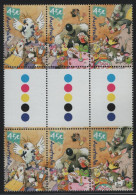 Australia 2001 MNH Sc 2008a 45c Bilby, Cockatoo, Koala, Possums Caricatures By R Harvey Gutter - Mint Stamps