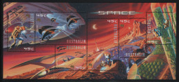 Australia 2000 MNH Sc 1914 45c Space Sheet Of 6 - Ungebraucht