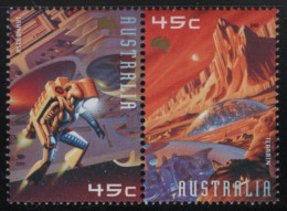 Australia 2000 MNH Sc 1911a 45c Astronaut, Terrain Space - Neufs