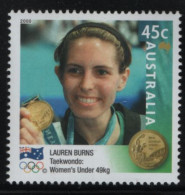 Australia 2000 MNH Sc 1903 45c Lauren Burns Gold Medalist - Neufs