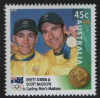 Australia 2000 MNH Sc 1898 45c Brett Aitken, Scott McGrory Gold Medalist - Ungebraucht