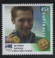 Australia 2000 MNH Sc 1891 45c Ian Thorpe Gold Medalist - Ongebruikt