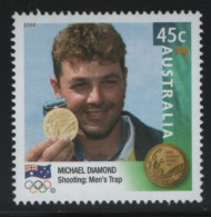 Australia 2000 MNH Sc 1893 45c Michael Diamond Gold Medalist - Ungebraucht