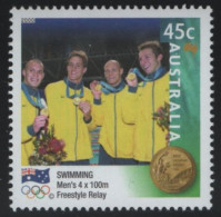 Australia 2000 MNH Sc 1892 45c Men's 4 X 100 Freestyle Relay Gold Medalist - Ungebraucht