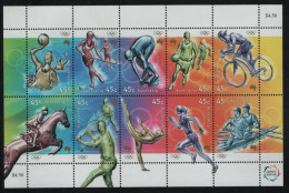 Australia 2000 MNH Sc 1862 45c Olympic Sports Sheet Of 10 - Ungebraucht